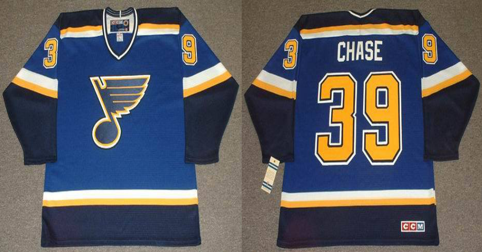 2019 Men St.Louis Blues 39 Chase blue CCM NHL jerseys